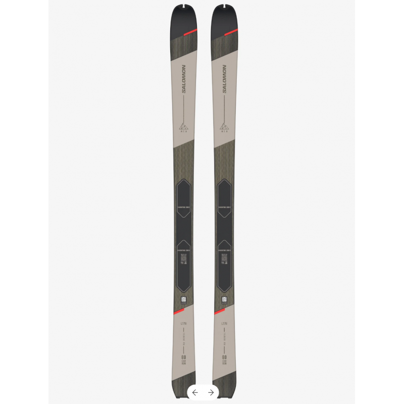 SALOMON NEW MTN 80 CARBON SKI DE RANDO SALOMON 3 SALOMON NEW MTN 80 CARBON SKI DE RANDO SALOMON